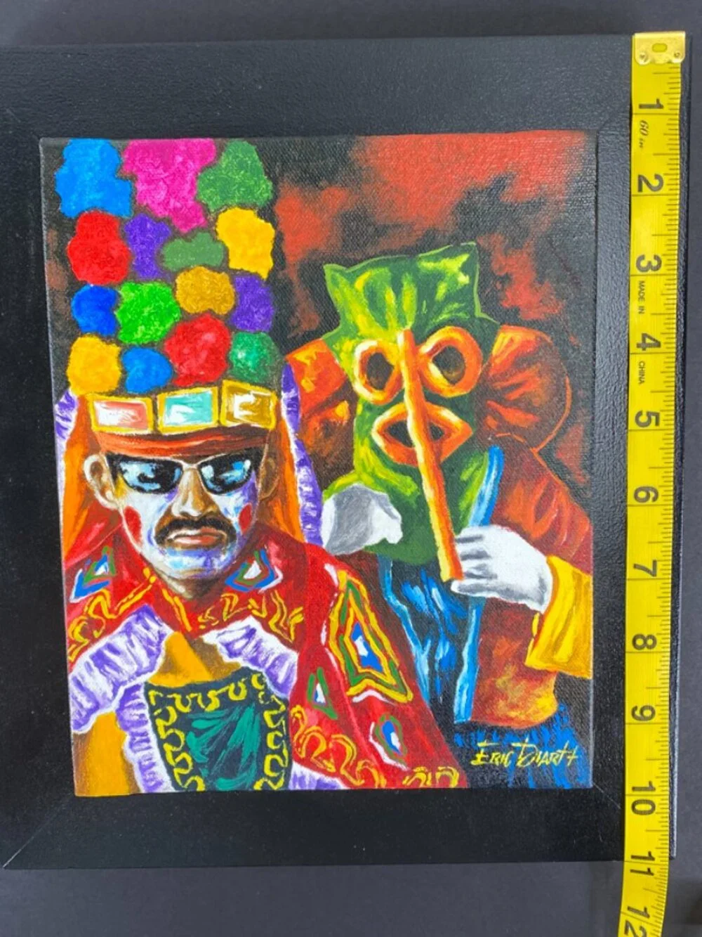 Carnaval de Barranquilla Oil Paintings Set of 2